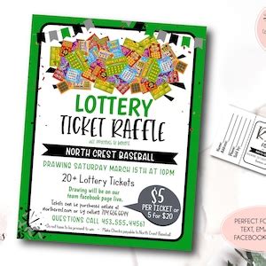 A raffle or lottery, 4 letters .